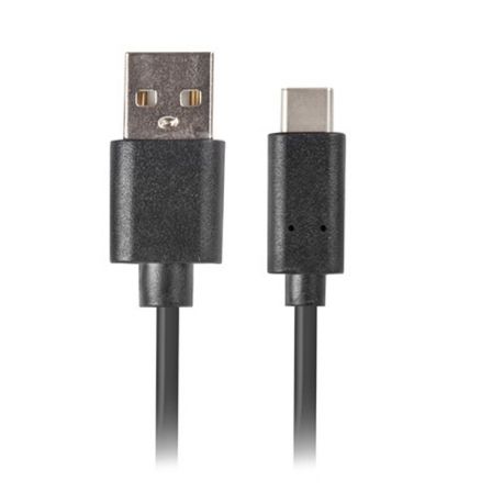 Lanberg Cable USB-A a USB tipo-C CA-USBO-20CU-0018-BK 1,8m Negro Lanberg Cable USB-A a USB tipo-C CA-USBO-20CU-0018-BK 1,8m Negro